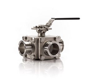 30-92061 3 Way Sanitary Ball Valve