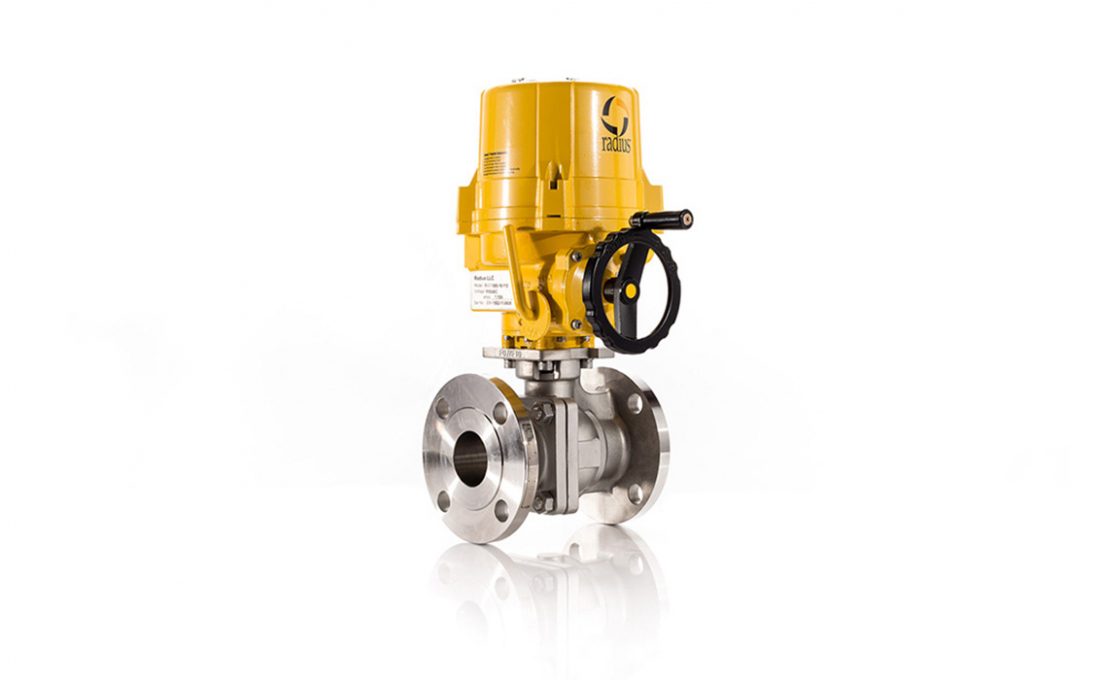 Electric 9000 Flanged Ball Valve Assembly