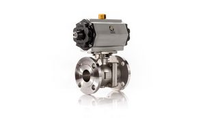 Pneumatic 9150 Flanged Ball Valve Assembly